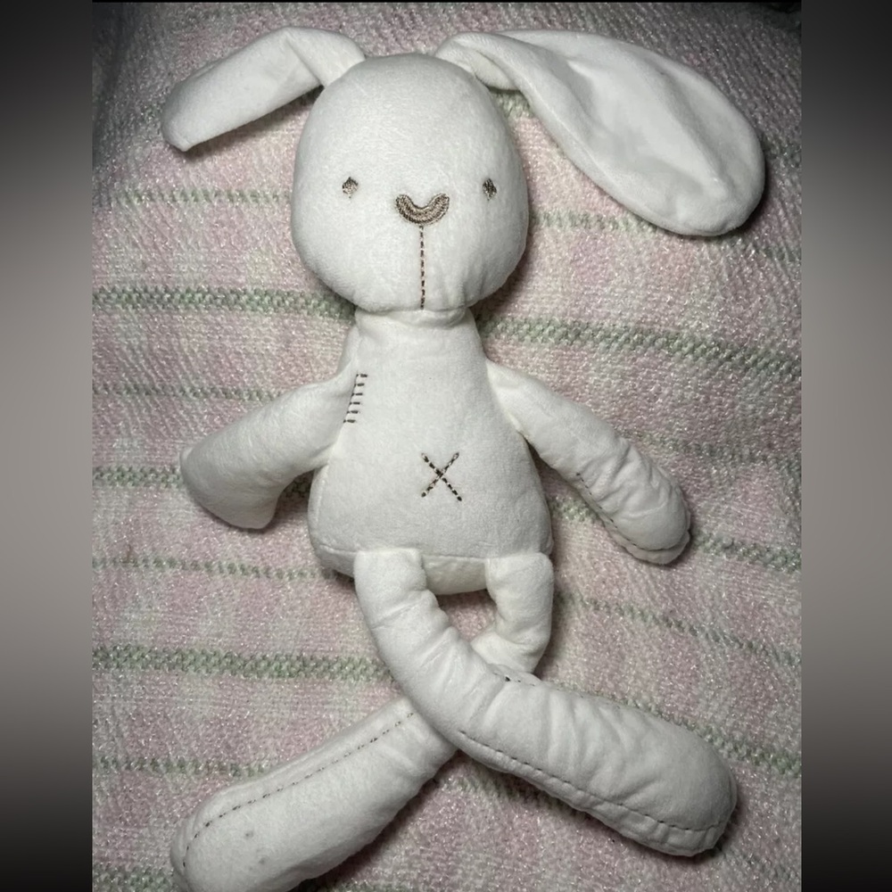 Animal Adventure White Bunny Rabbit Plush Long Legs 2019 Easter